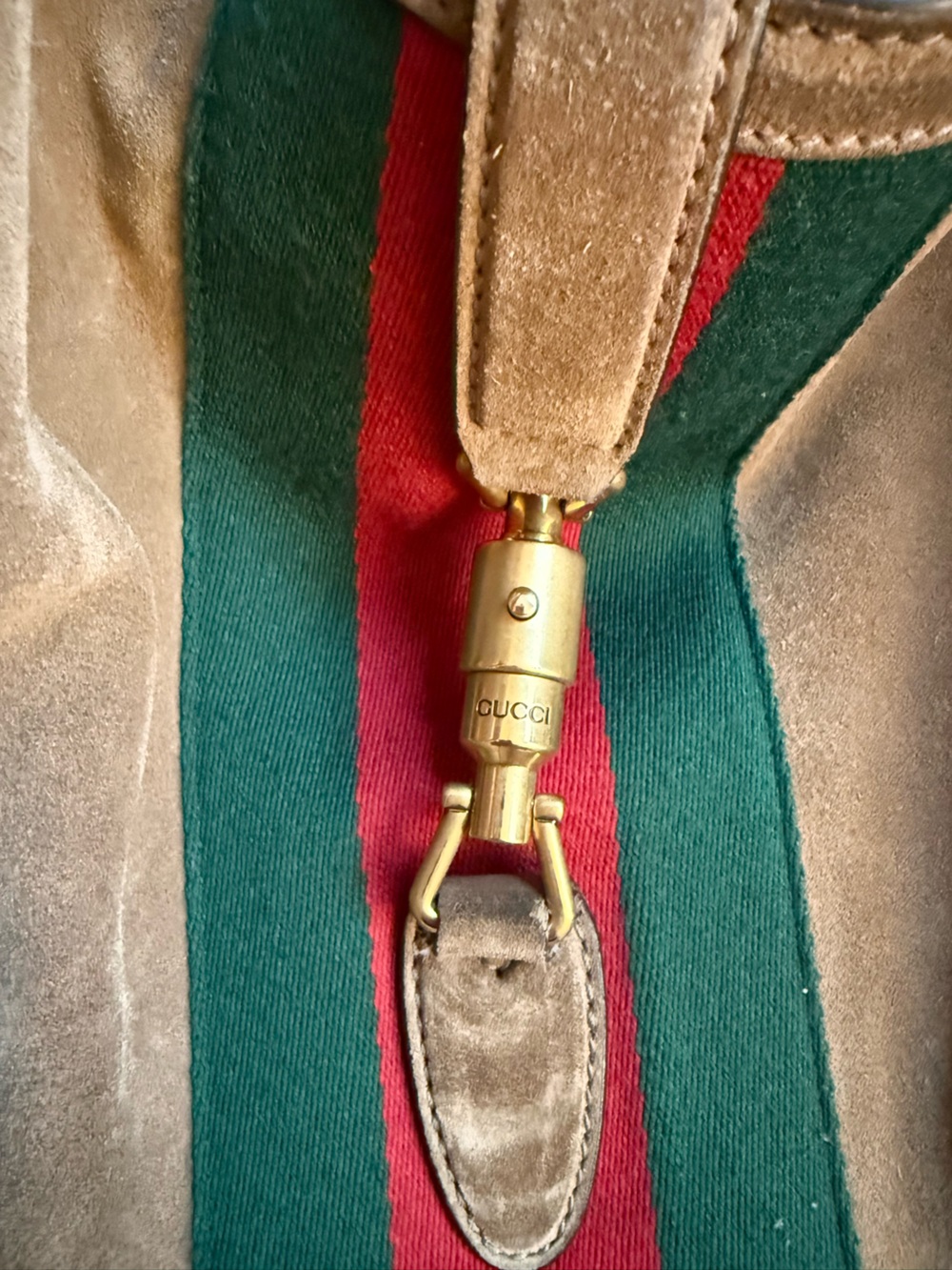 GUCCI Suede Jackie Vintage Large Hobo - Picture 7 of 12
